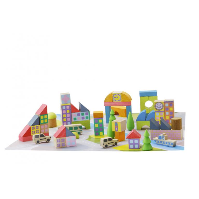 Jeu de Construction Mini ville Les amis du Bois